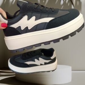 Sneakersy czarne - obrazek 8